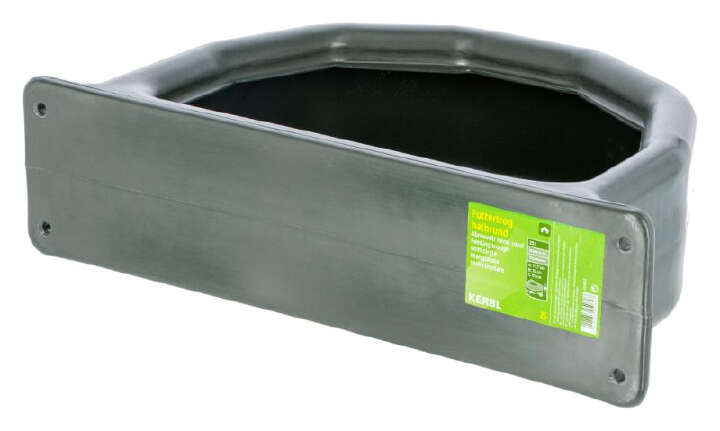 KERBL Futtertrog halbrund